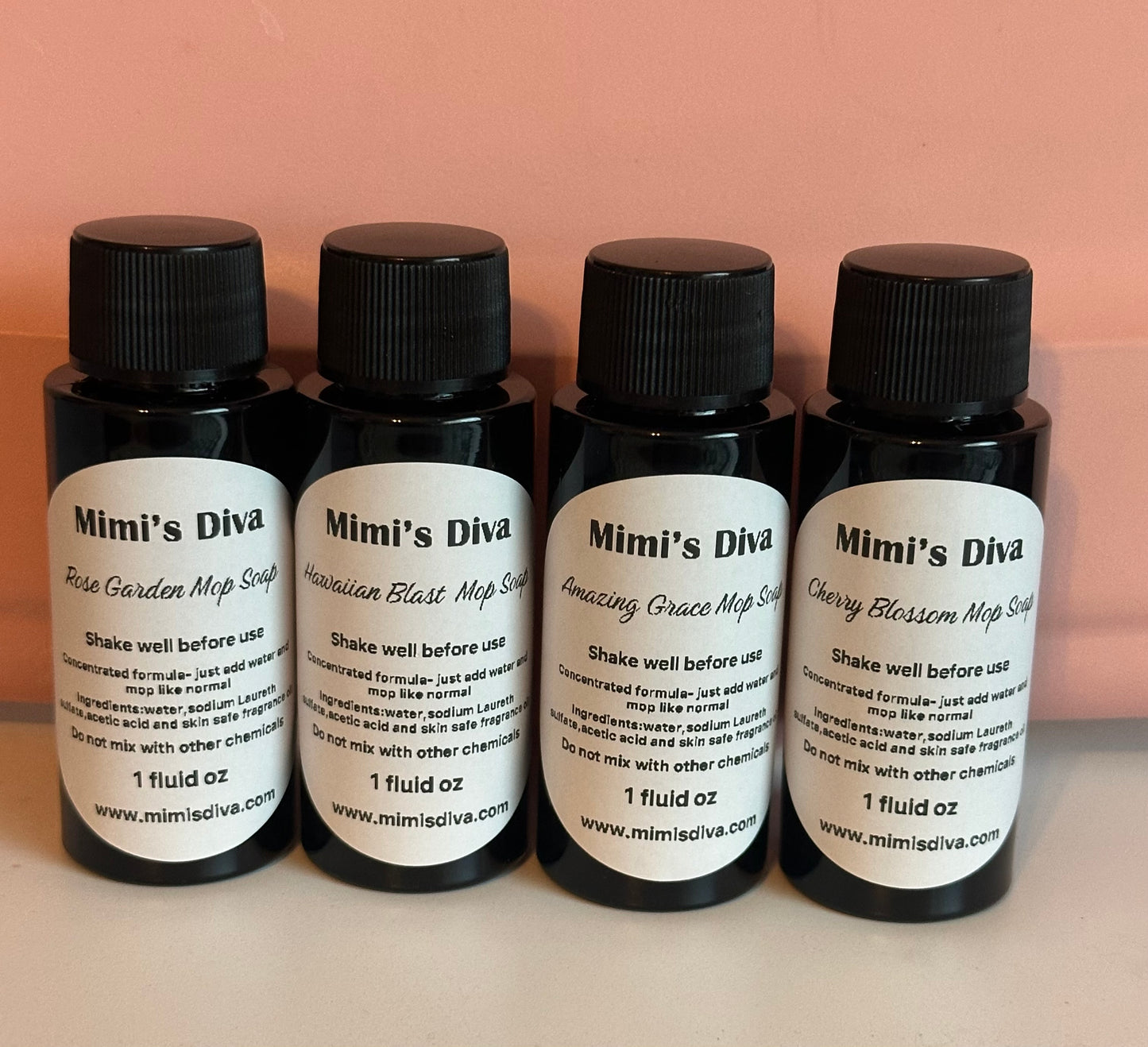 Sample pack of 4- 1 oz Mop Soaps