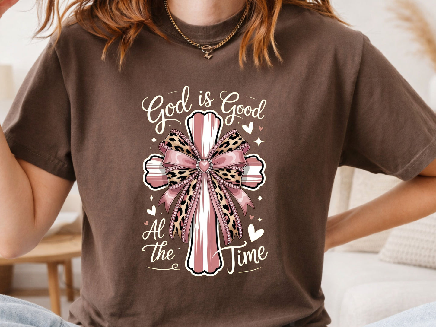 God is Good All the Time Cross PNG Digital Download Design