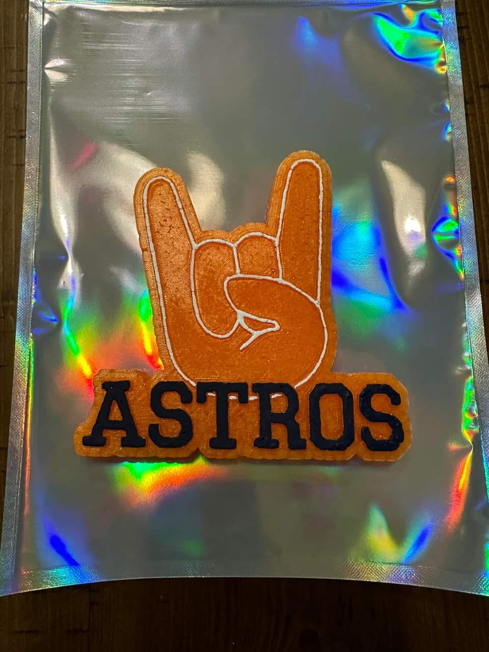 Houston Astros Hand Hanging Car Freshie Highly Scented