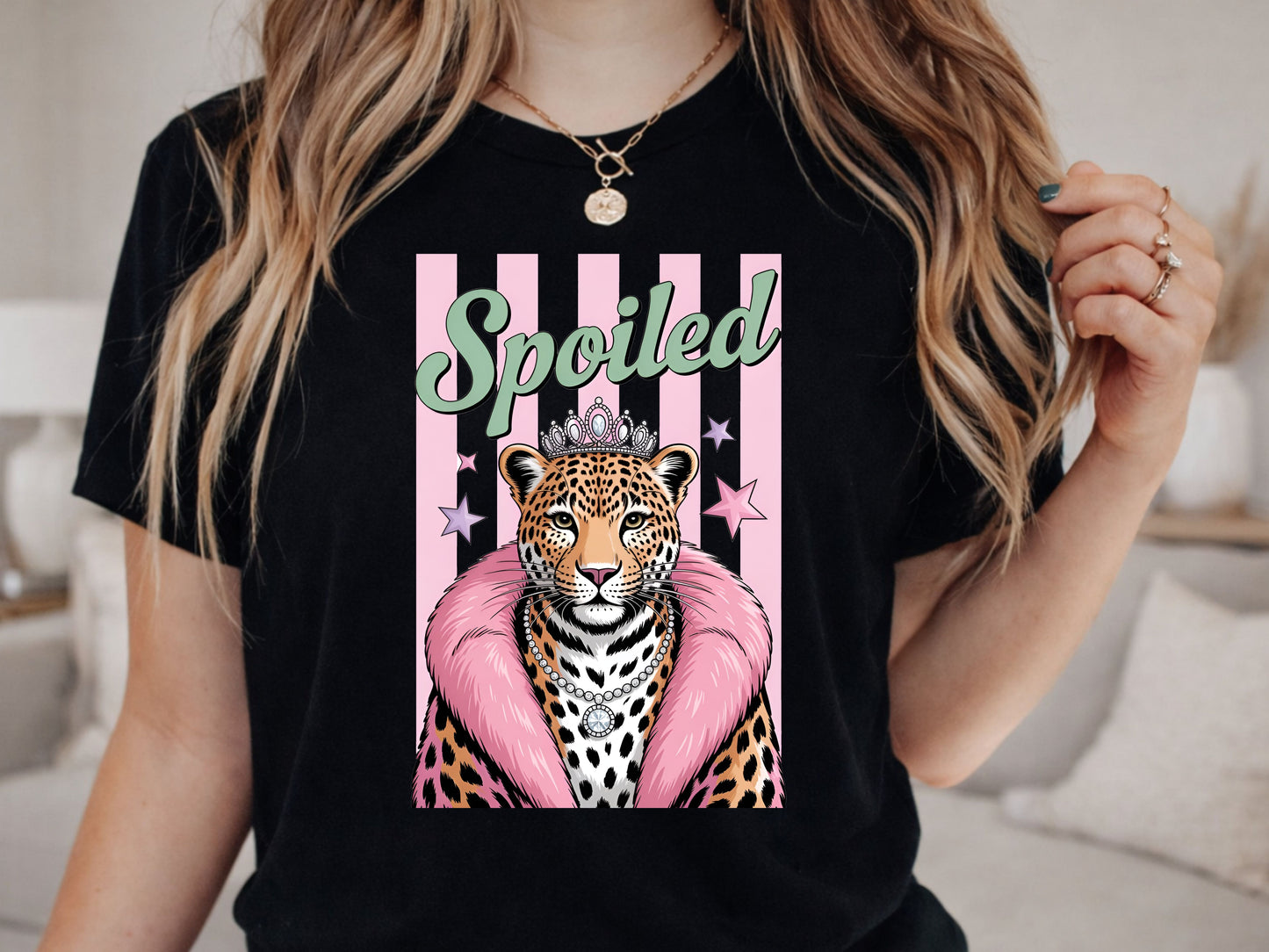 Spoiled Cheetah Bougie Funny PNG Digital Download Design