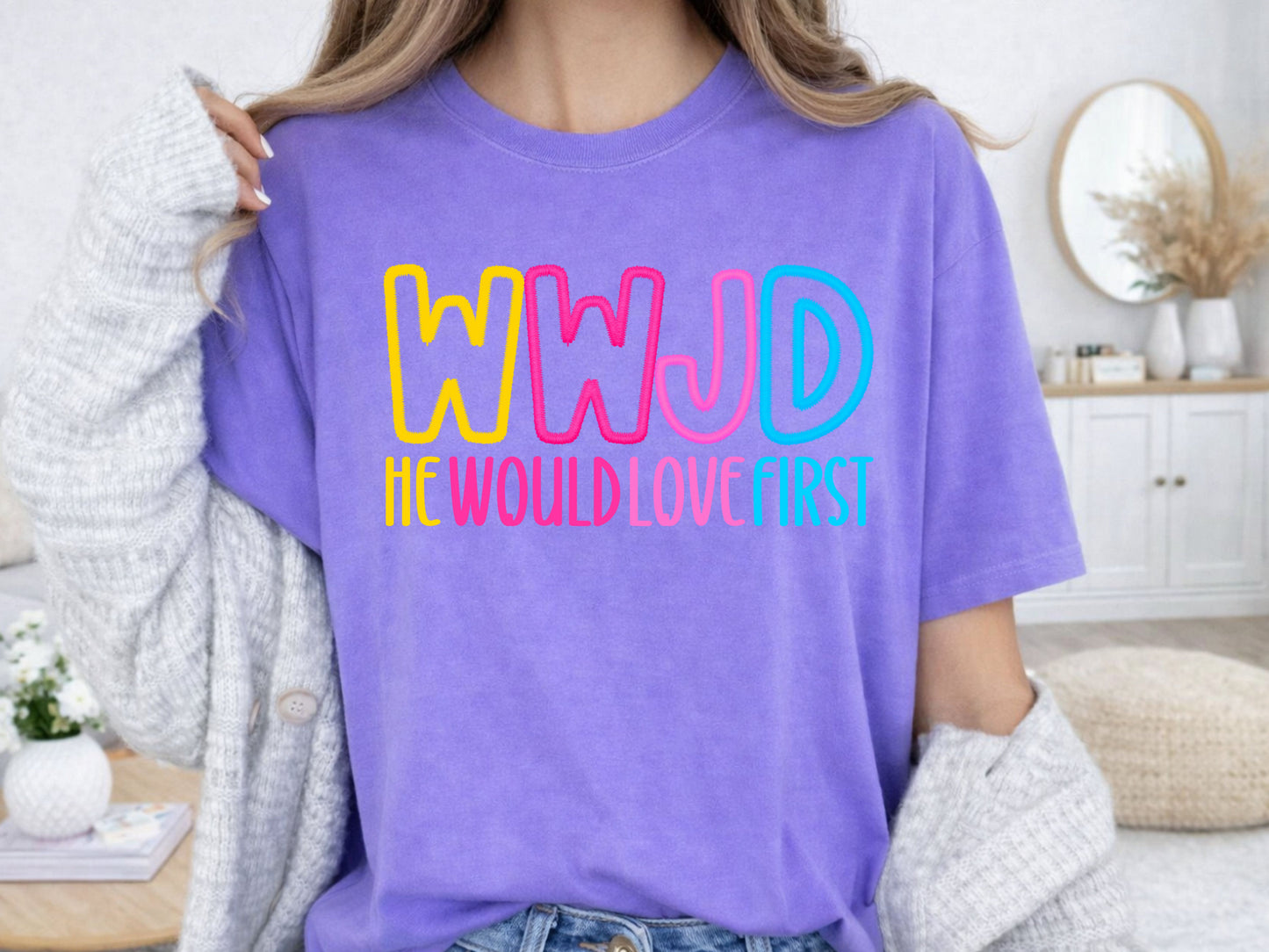 WWJD he would love first PNG Digital Download Design