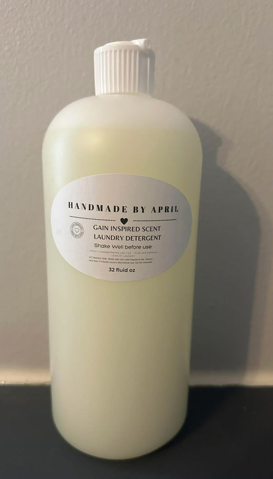 Highly Scented Skin Safe Liquid Laundry Detergent 4 or 32oz