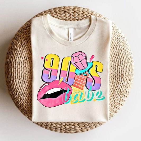 90's Babe DTF on Sand T-shirt