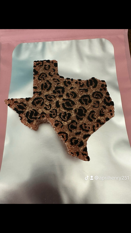 Texas Leopard Car Hanging Freshie