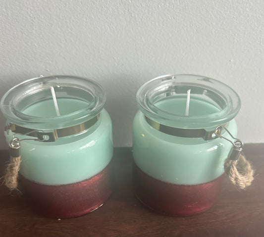 Set of Volcano handmade candles