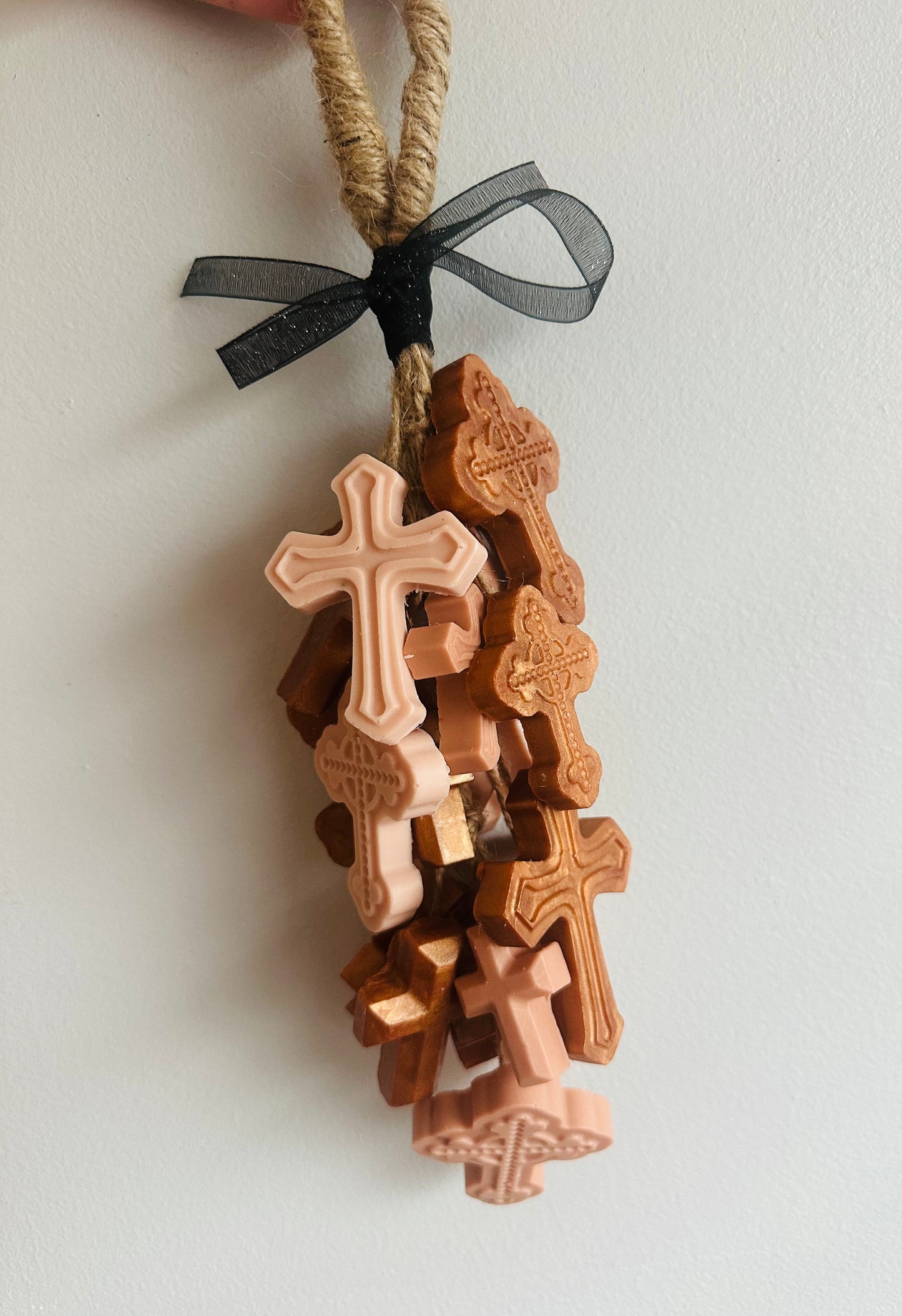 Cross Hanging home made soap