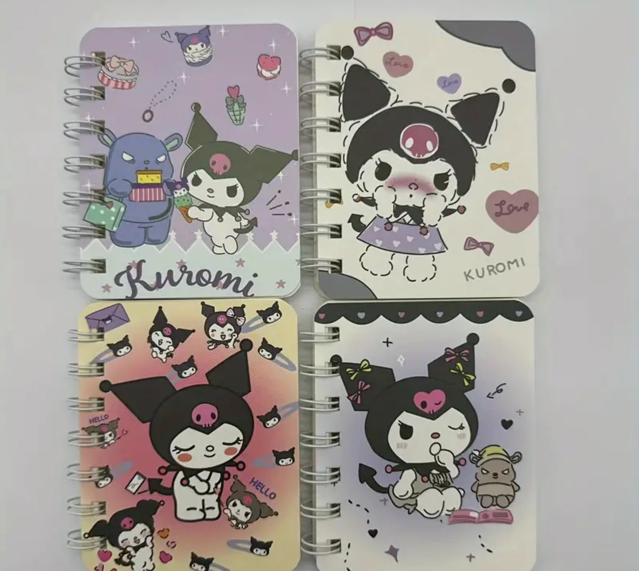 Sanrio 4pc Cartoon Notebooks