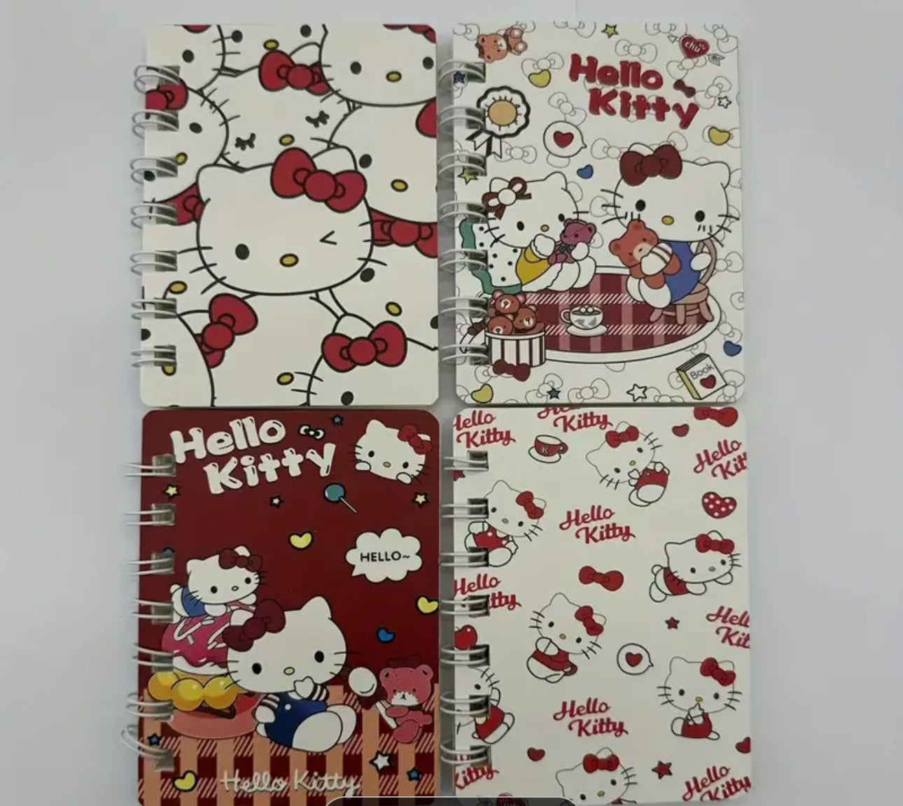 Sanrio 4pc Cartoon Notebooks