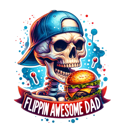 Flippin Awesome Dad PNG Digital Download