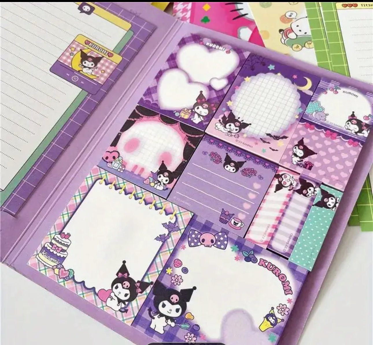 Sanrio Friends Sticky Notebook Set