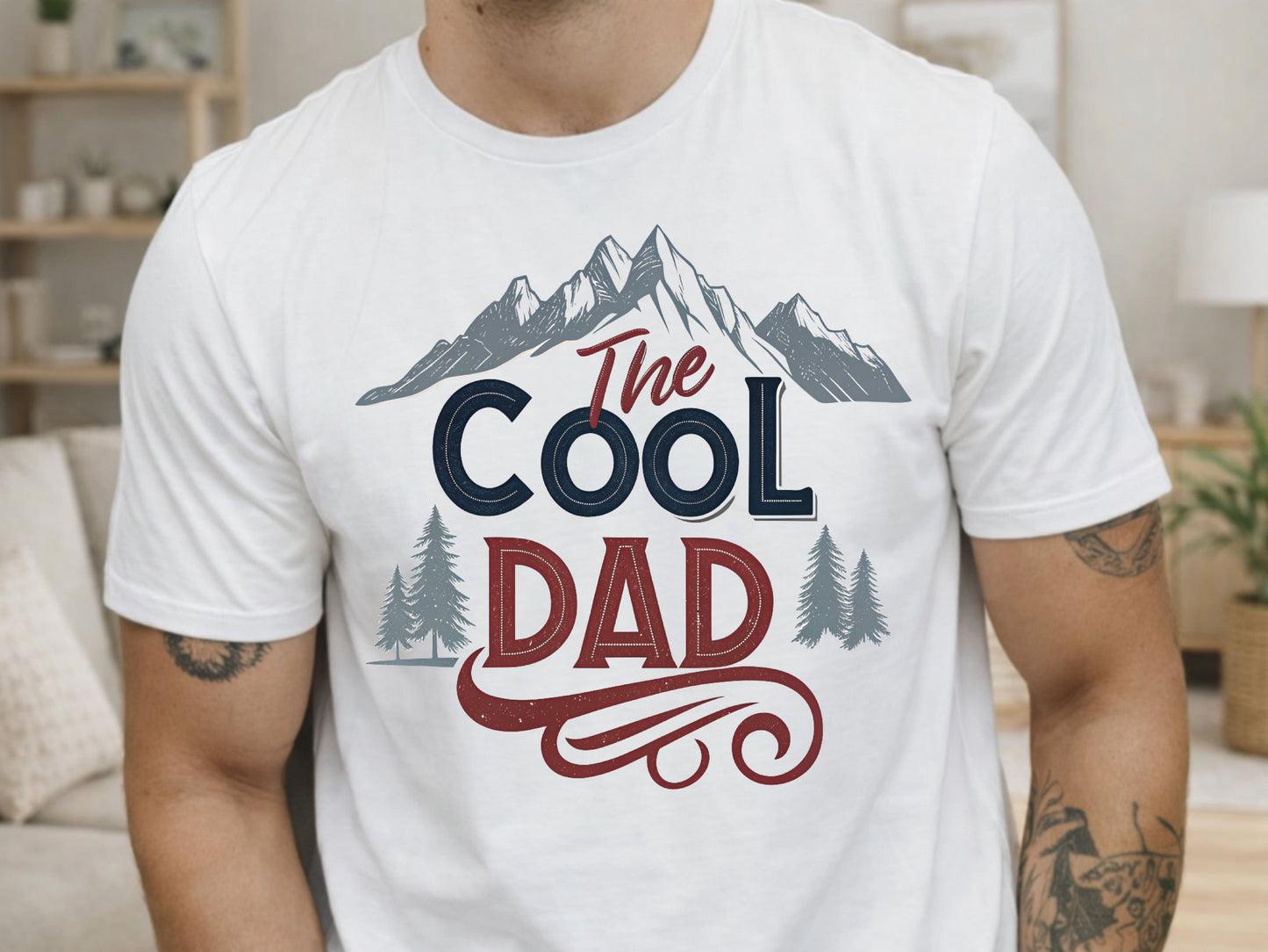 The Cool Dad PNG Digital Download Design