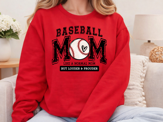 Baseball Mom Like a Normal Mom PNG Download, DTF, Sublimation
