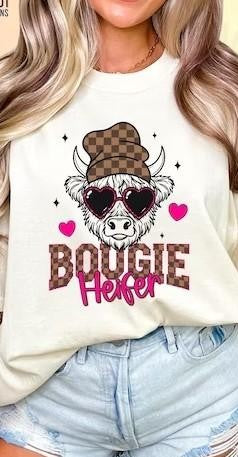 Bougie Heifer Cow Digital Download PNG Design Funny