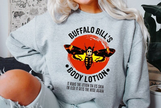 Buffalo Bill's Body Lotion | Lambs DTF Print Transfer