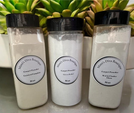Carpet Freshener Powder Dust 100% Handmade 15oz Bottles