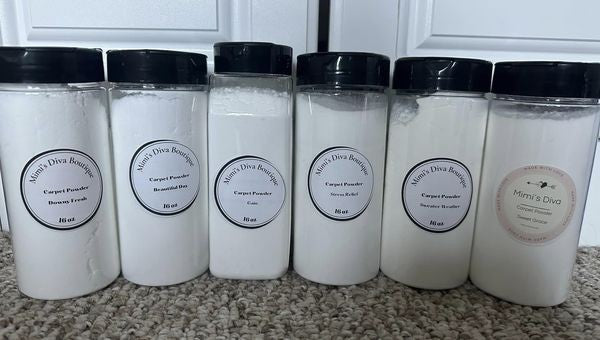 Carpet Freshener Powder Dust 100% Handmade 16oz Bottles