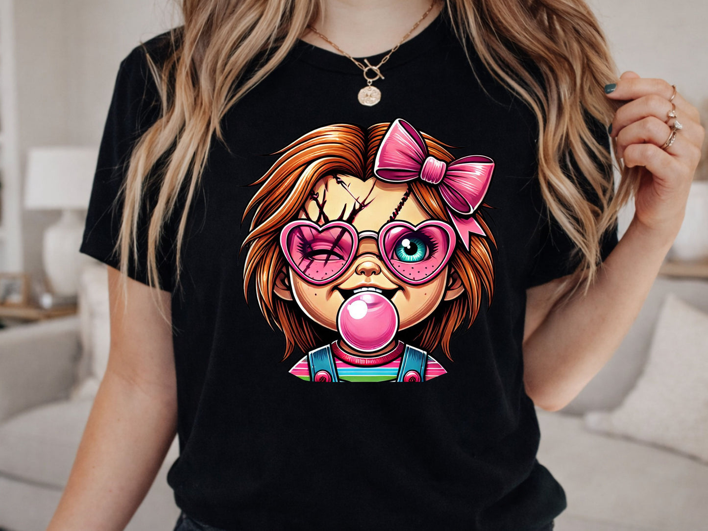 Lot of 5 Cute Bubblegum Sunglasses Characters PNG Digital Download