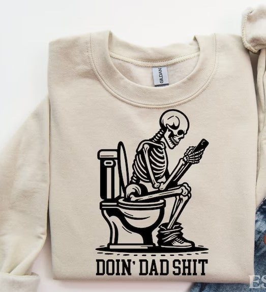 Doin' Dad Sh*t Adult Funny DTF Print Transfer