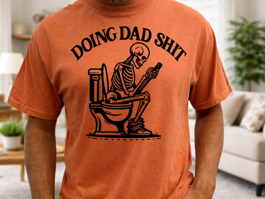 Doing Dad Sh*t Funny Men's Shirt PNG Digital Download Design