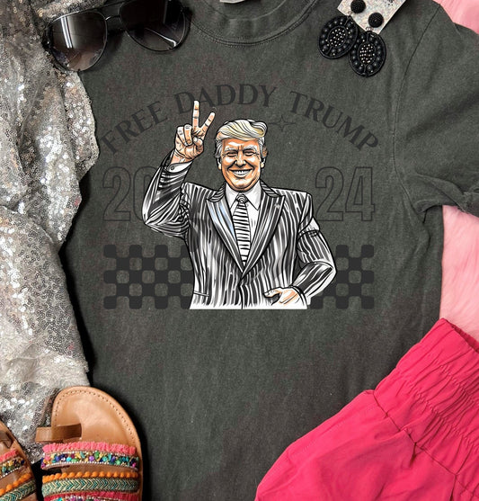 Free Daddy Trump Pepper Comfort Color Tee