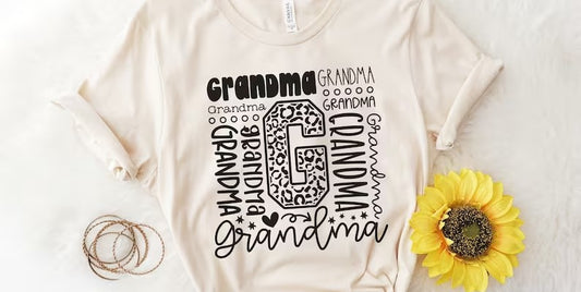 Grandma Typography DTF Design Transfer