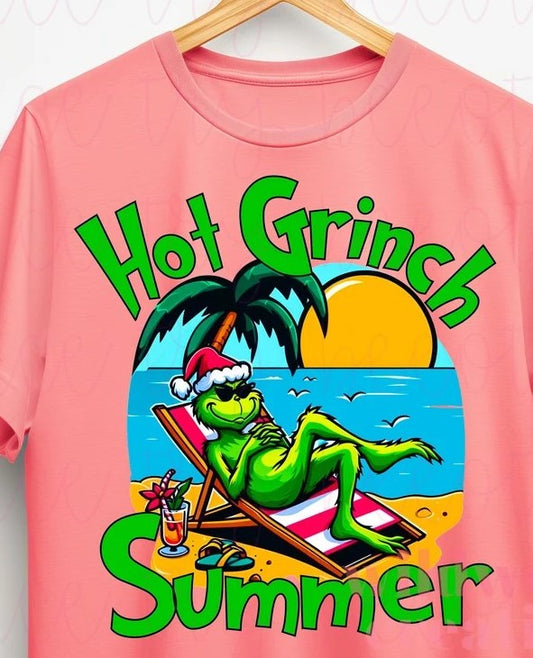 Hot Grinch Summer DTF Print Transfer