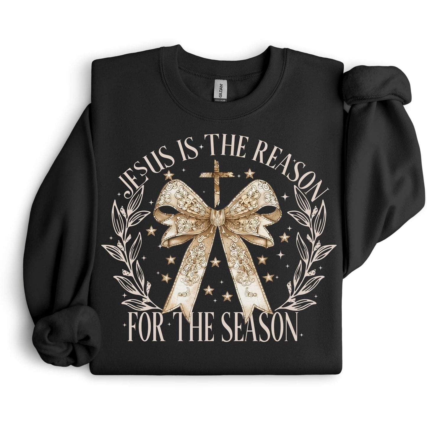 Jesus is the Reason for the Season Black T-shirt or Sweatshirt