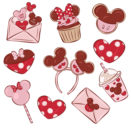 Magical Valentine's Cute Ears Digital PNG Download Design