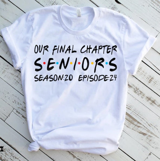 Our Final Chapter DTF on White T-Shirt