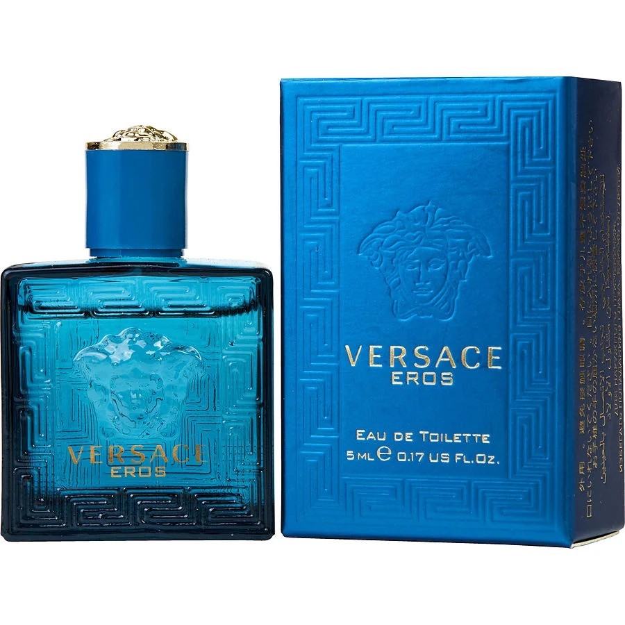 Versace Eros Eau De Toilette Mini 0.17 oz Men's