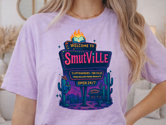 Welcome to Smutville Reader PNG Digital Download Design