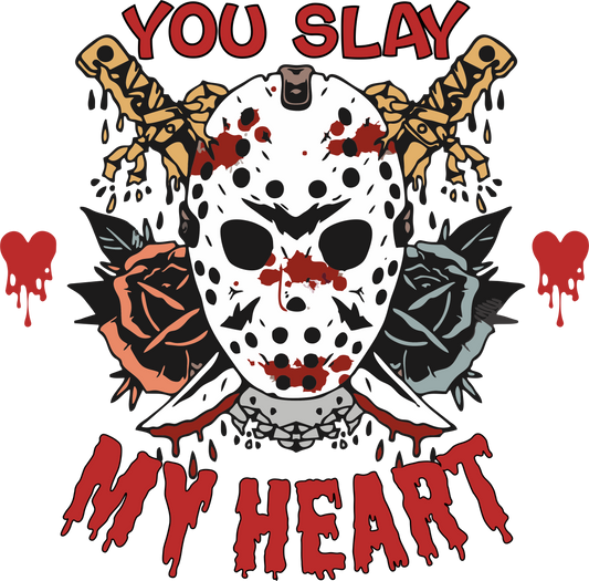 You Slay My Heart Villian Digital PNG Download Design