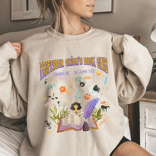 Zodiac Academy Book Club Direct to Film on Sand Sweatshirt